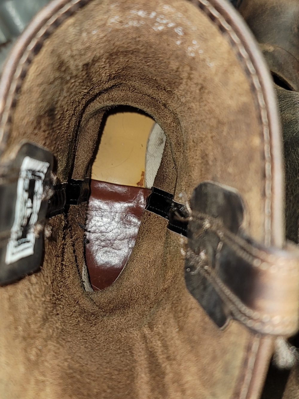 Frye Leather Harness Boots, Womens, Like New - Picture 9 of 10